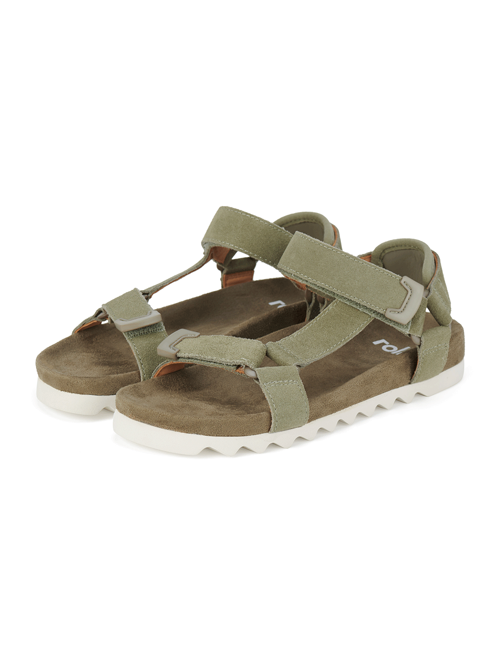 Sandal Tooth Wedge - SAGE/WHITE