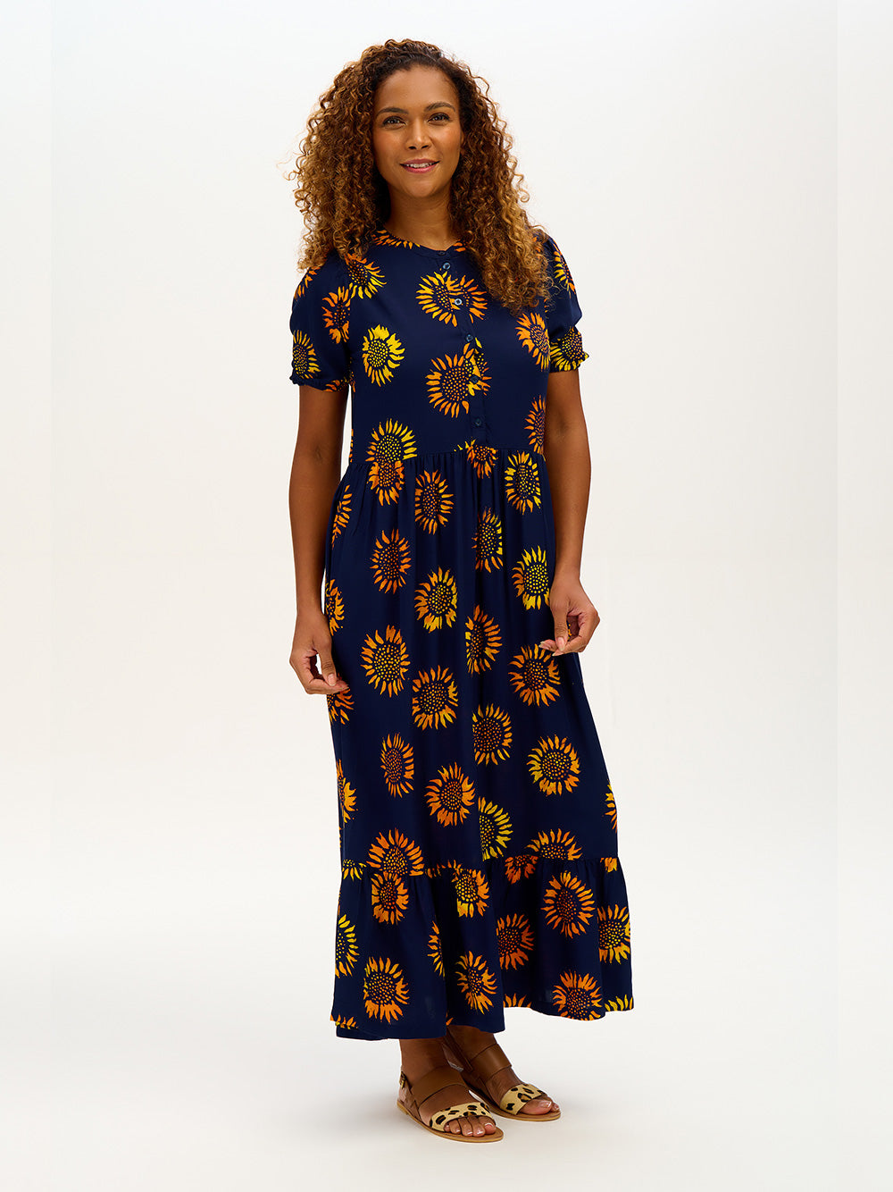 Tammy Batik Maxi Smock Dress