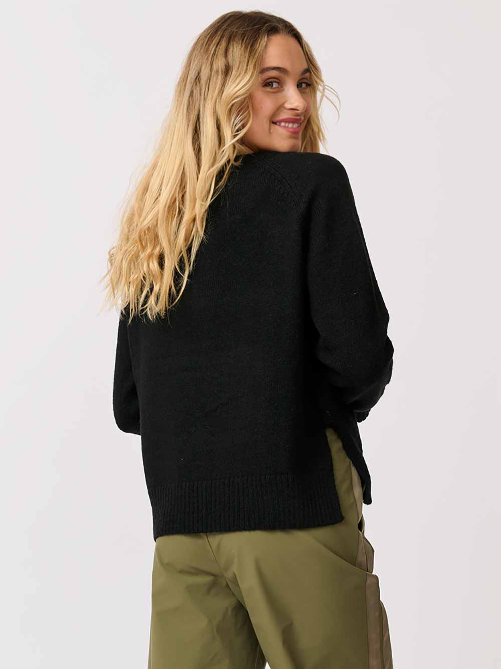 Tory Knit Sweater - BLACK
