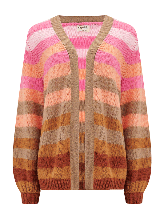 Yvette Cardigan - OMBRE STRIPE