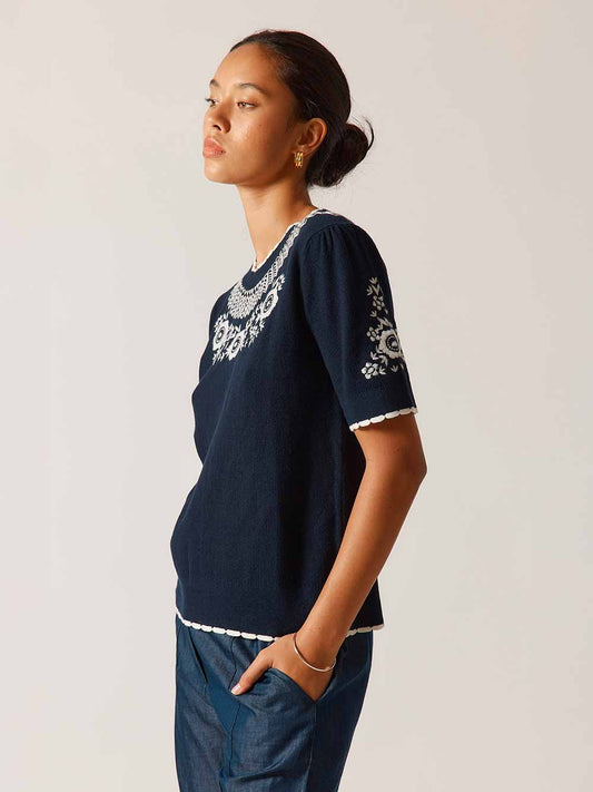 Ariel Sweater - NAVY