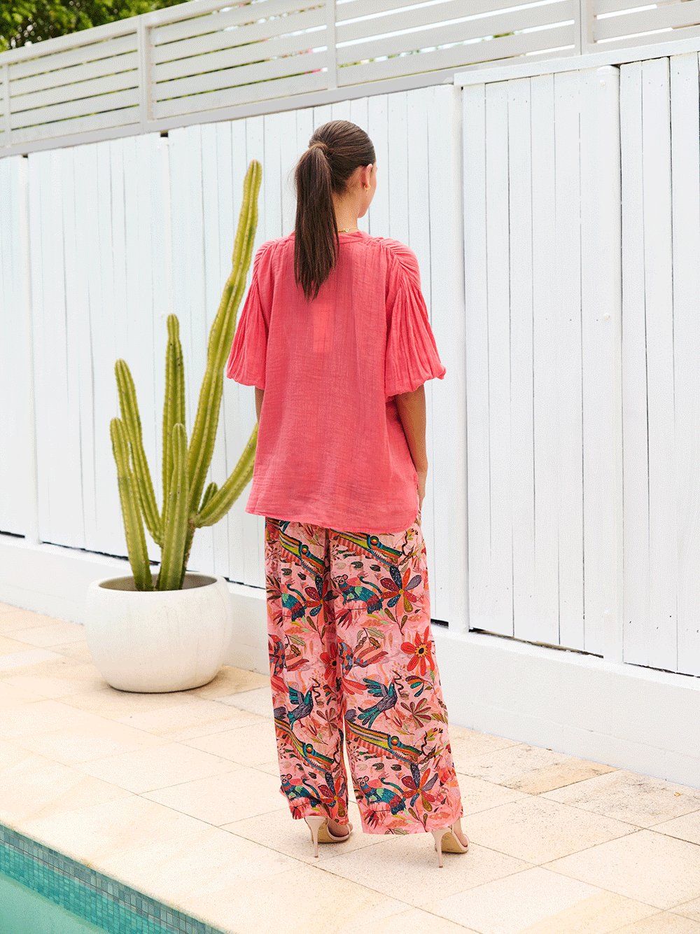 Avery Shirt - CORAL