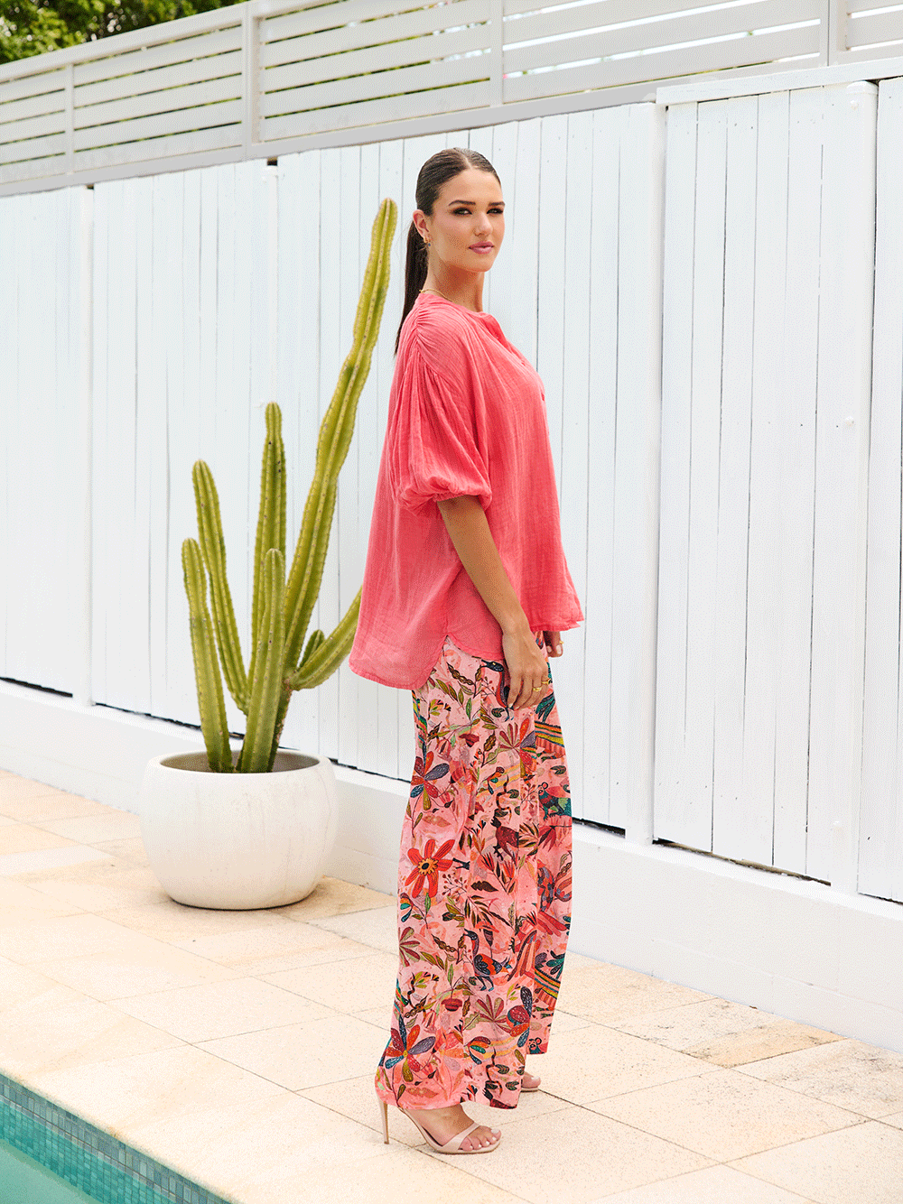 Avery Shirt - CORAL