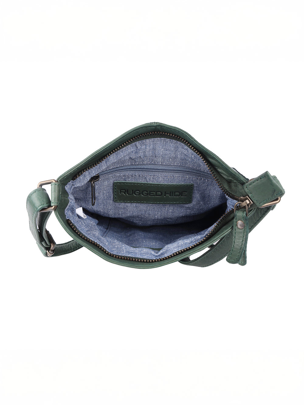 Barcelona Crossbody Bag - PINE GREEN