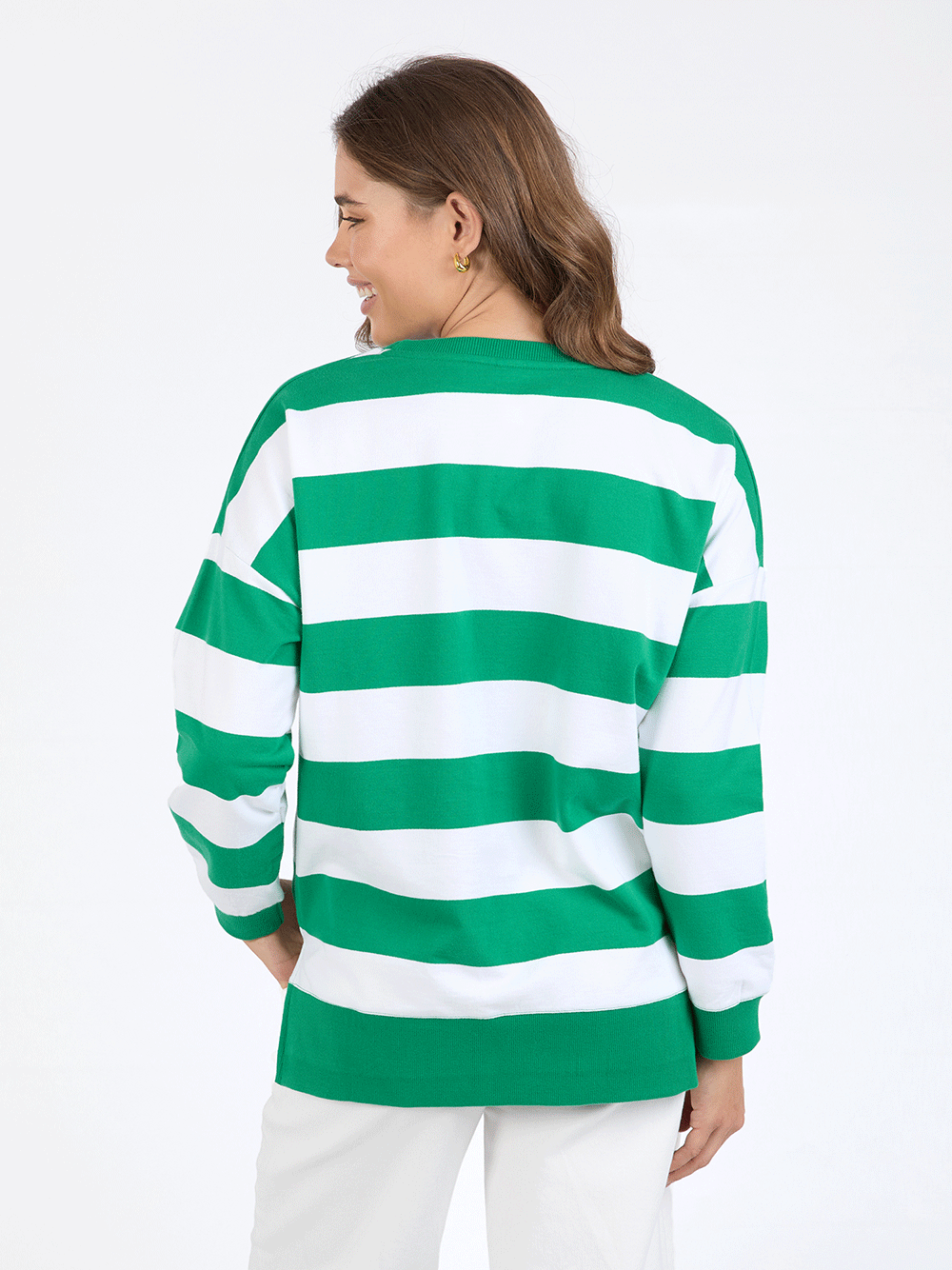 Billie Block Stripe Sweater