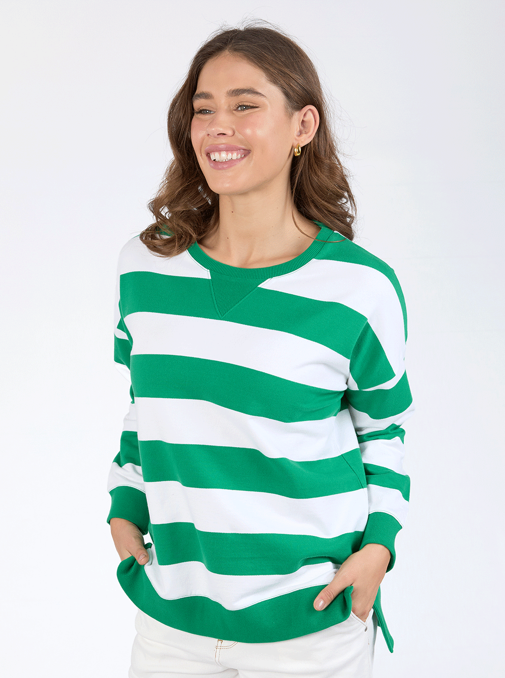 Billie Block Stripe Sweater