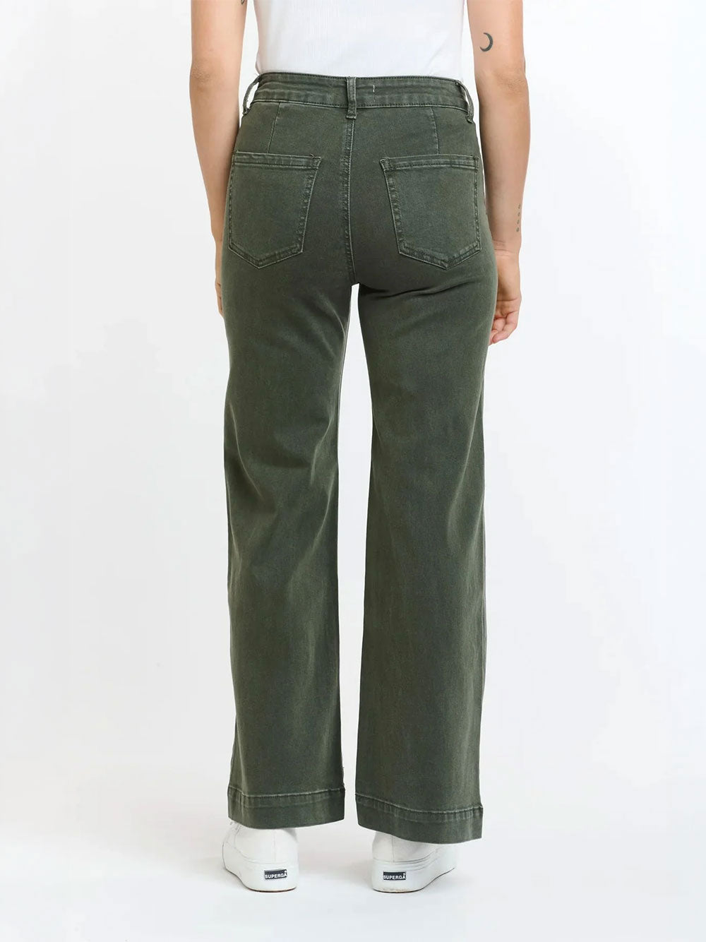 Bobbi 7/8 Jeans - MILITARY