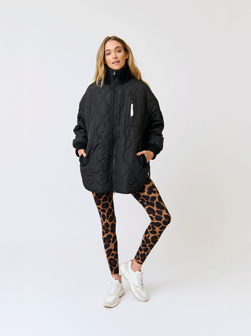 Bridie Jacket - BLACK/CREAM