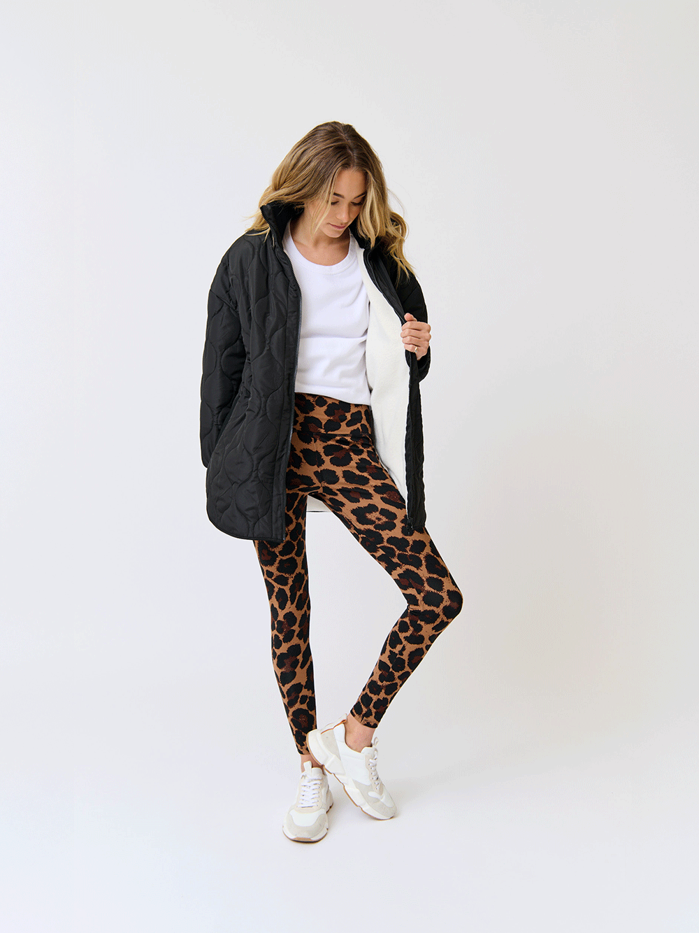 Bridie Jacket - BLACK/CREAM