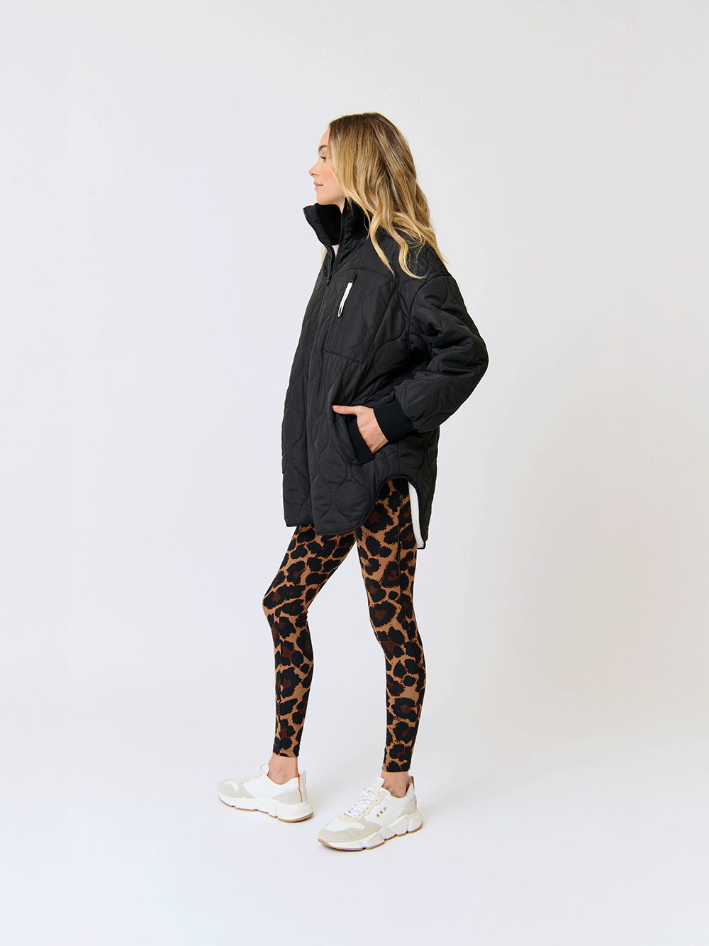 Bridie Jacket - BLACK/CREAM