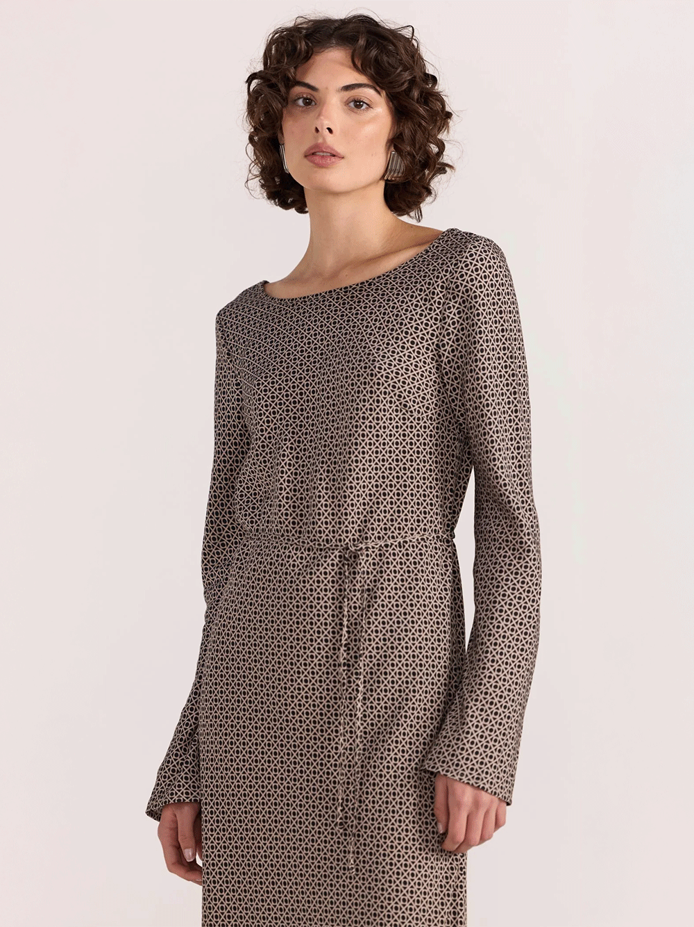 Calla Bias Midi Dress