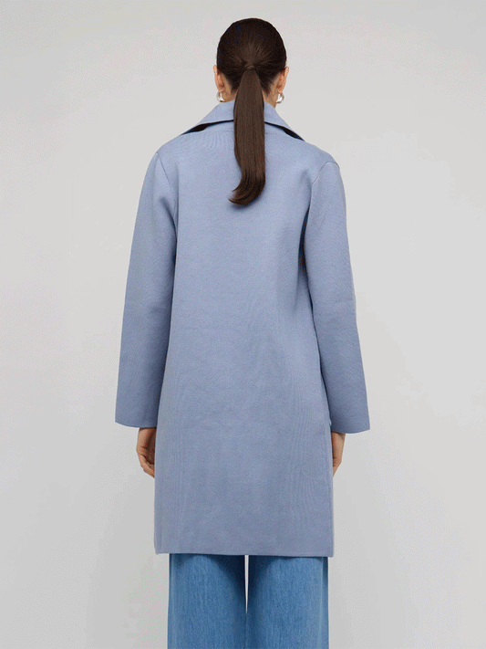 Core Coatigan - DOVE BLUE