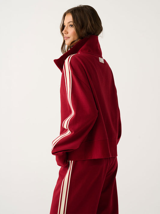 Corey Zip Through Sweater - MULBERRY