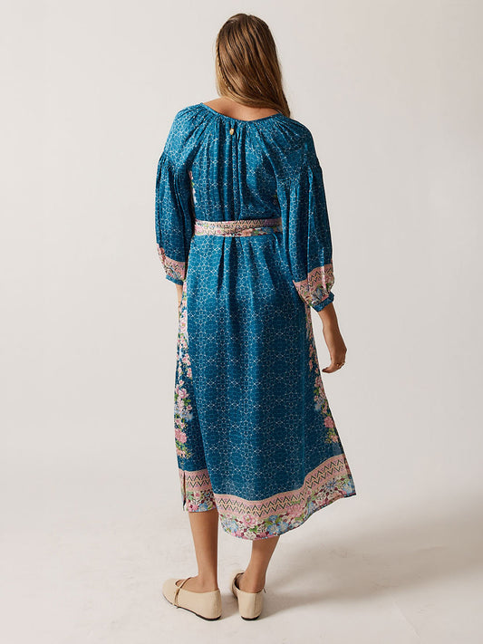 Daisy Duke Maxi Dress - NAVY