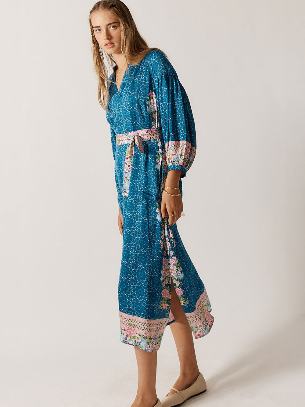 Daisy Duke Maxi Dress - NAVY