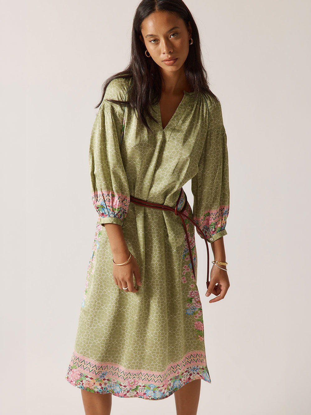 Daisy Duke Maxi Dress - OLIVE