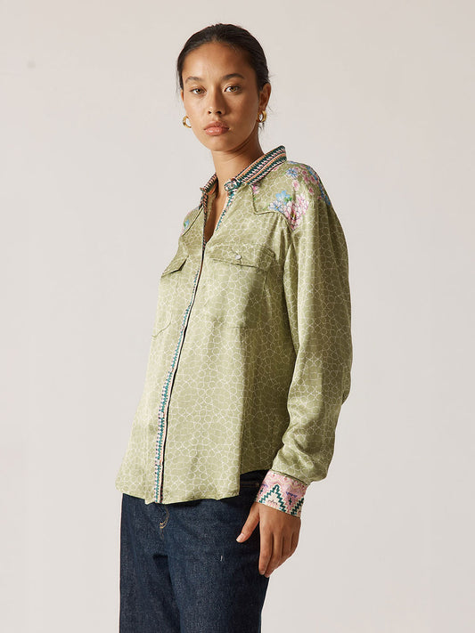 Daisy Duke Shirt - OLIVE