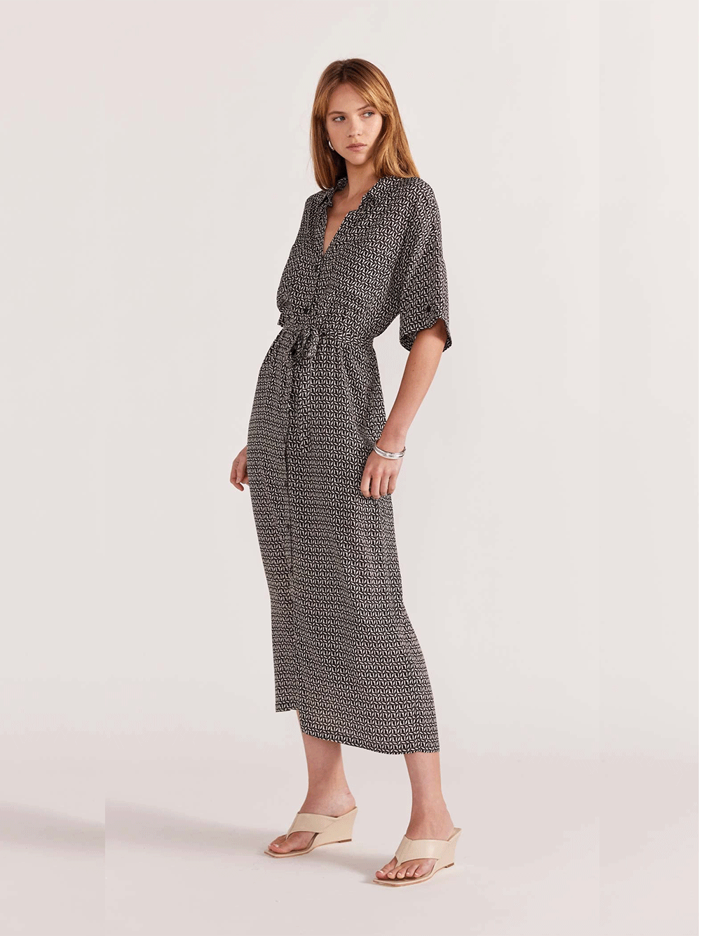 Della Midi Shirtdress