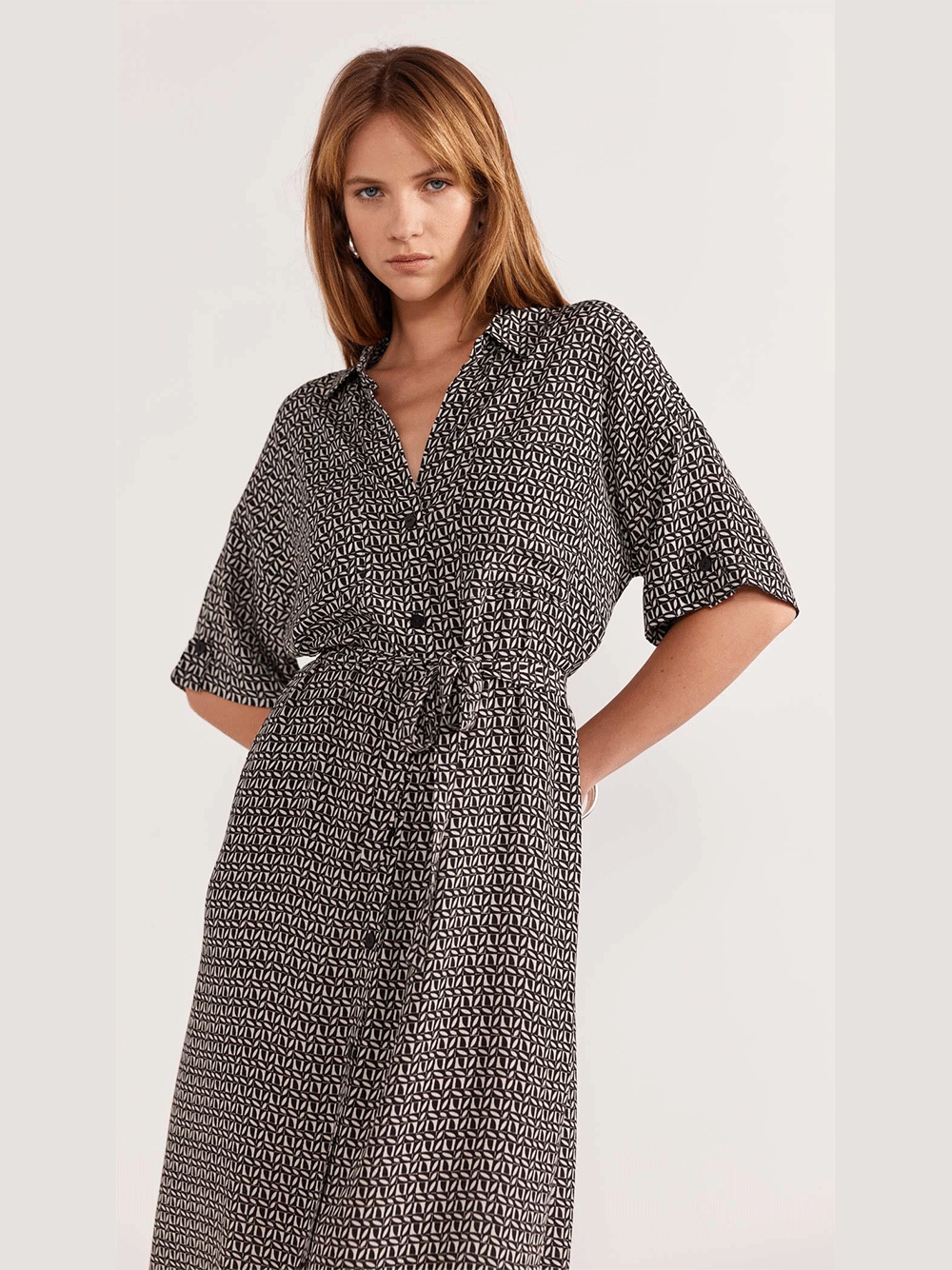 Della Midi Shirtdress
