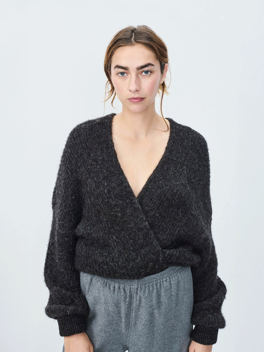 East Cardigan - CHARCOAL MELANGE