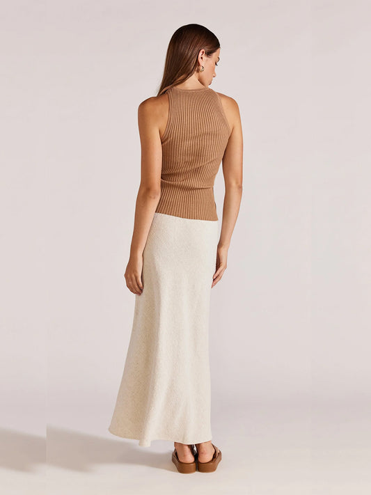 Edna Knit Tank - MOCHA