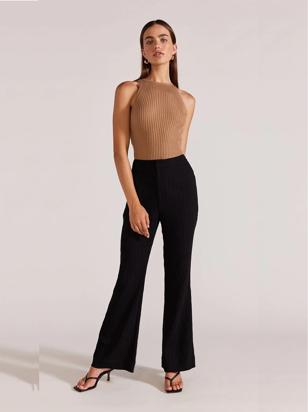 Edna Knit Tank - MOCHA