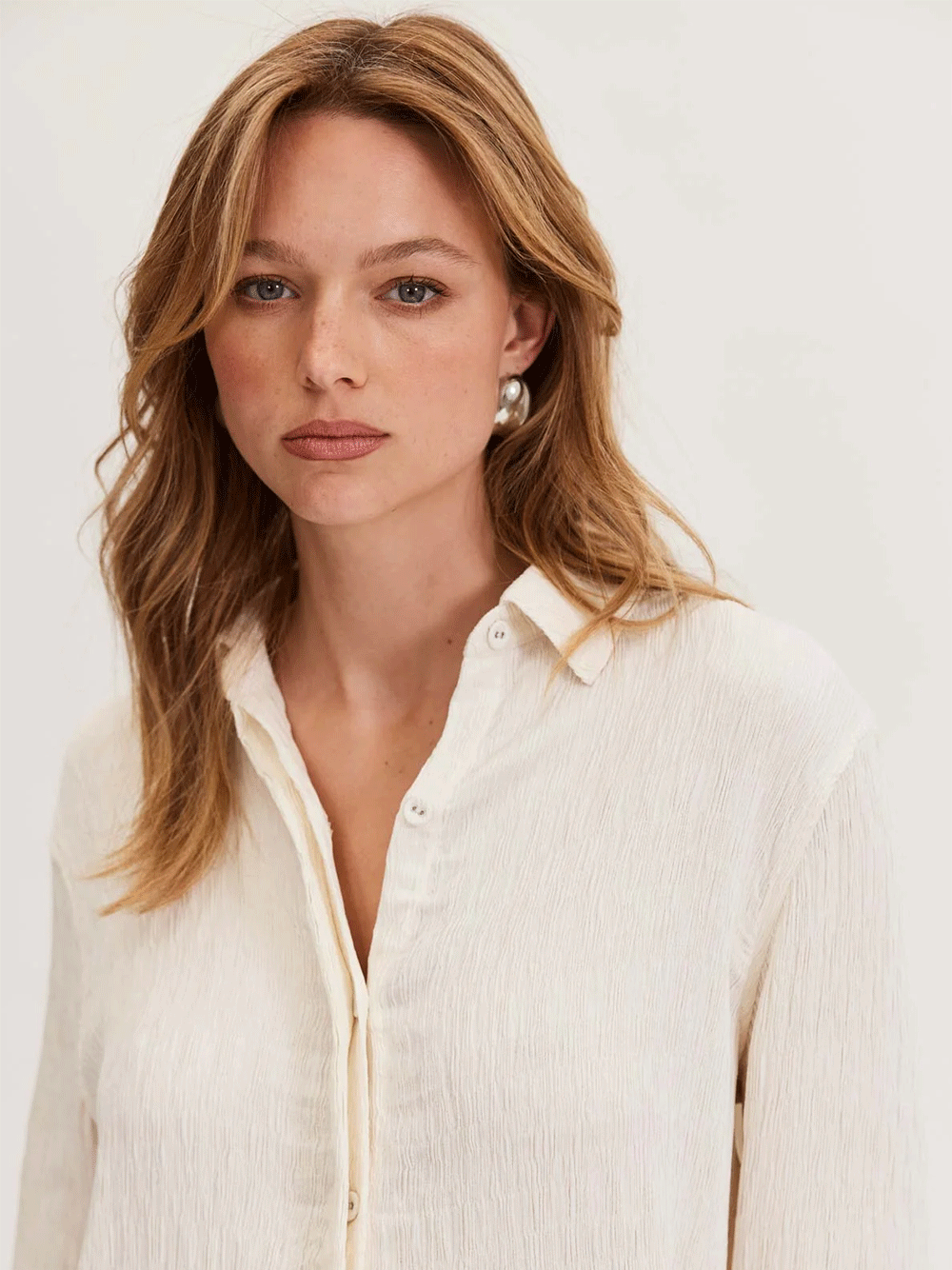 Elena Textured Shirt