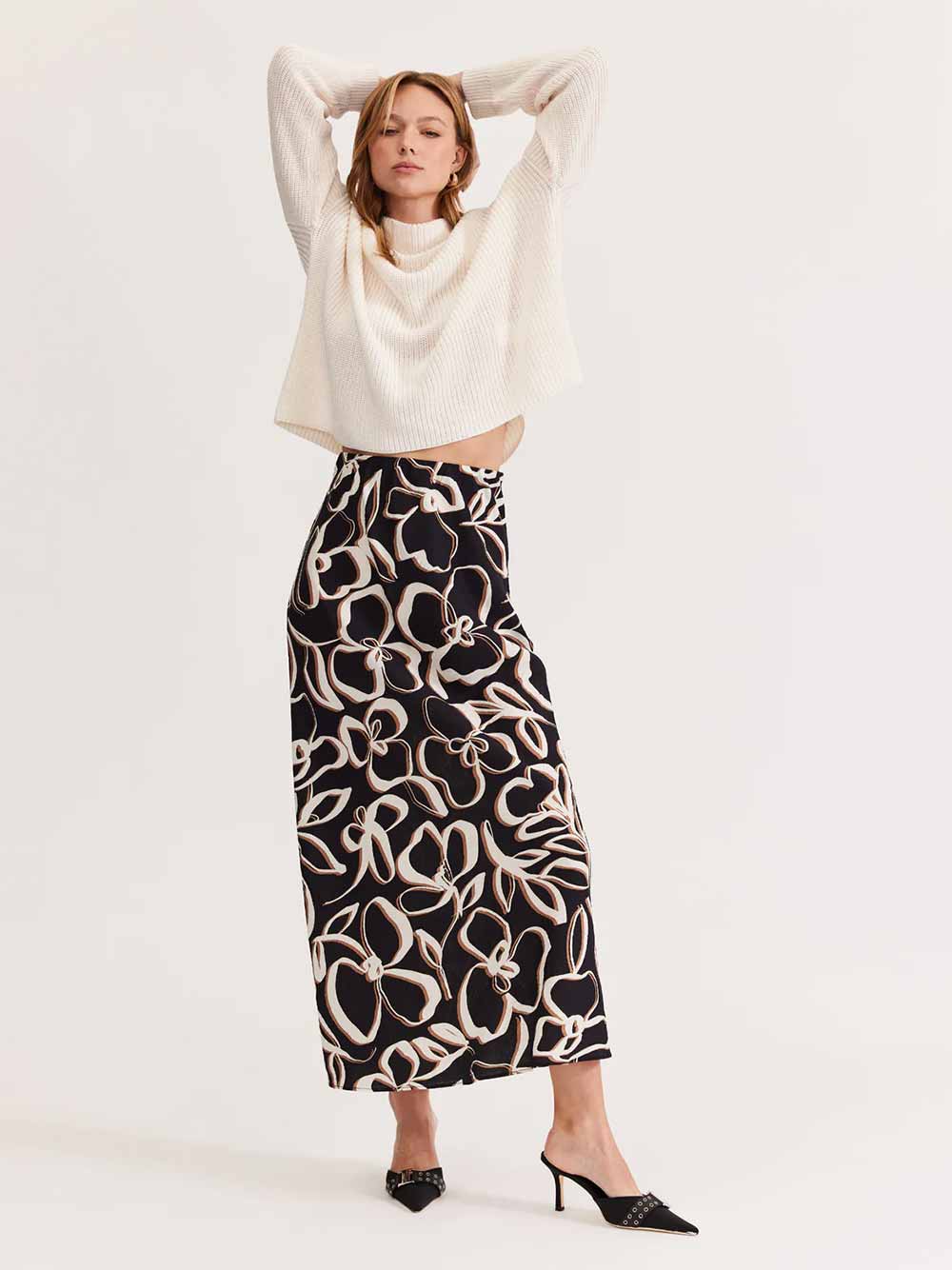 Elin Bias Slip Skirt