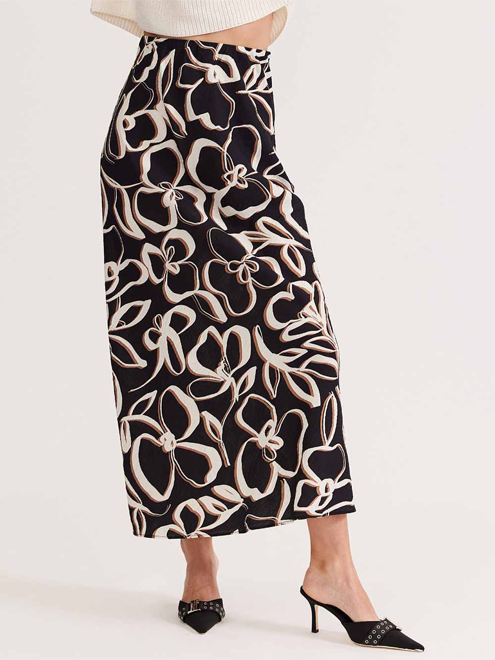 Elin Bias Slip Skirt
