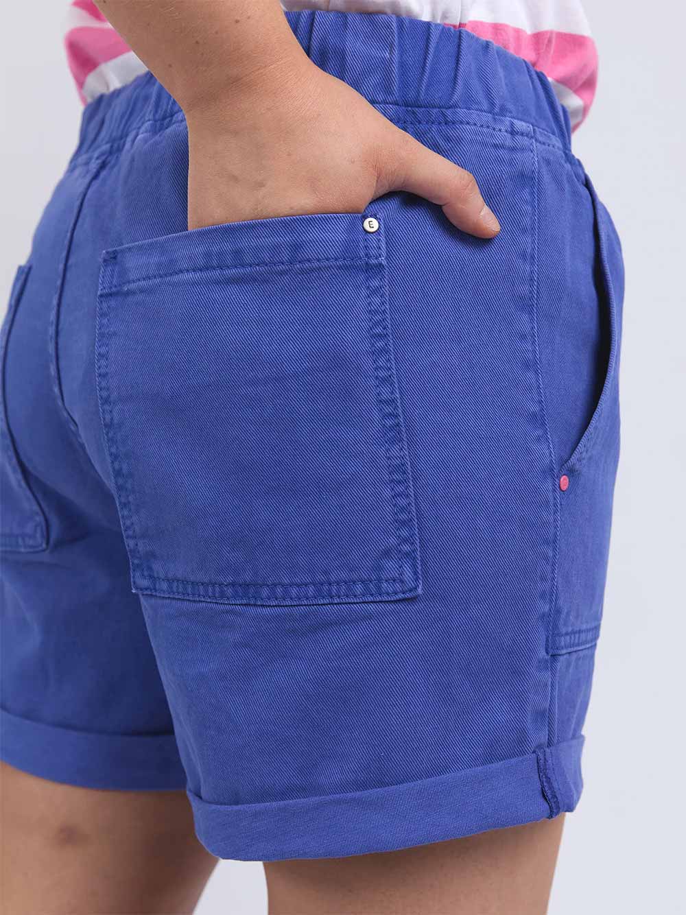 Emma Relaxed Denim Shorts - OCEAN