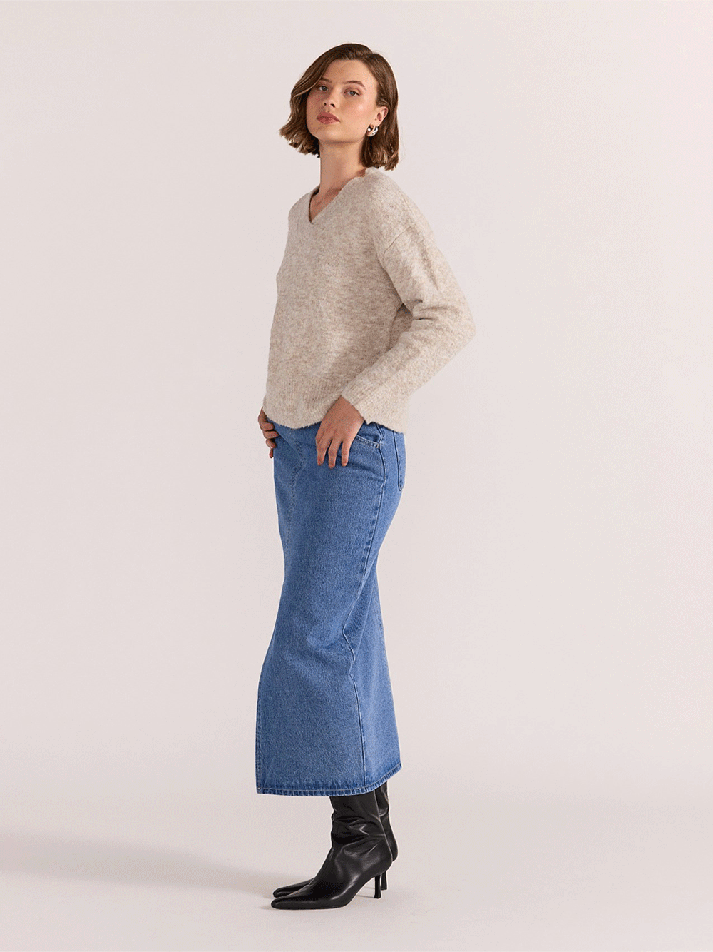 Esme V-Neck Jumper