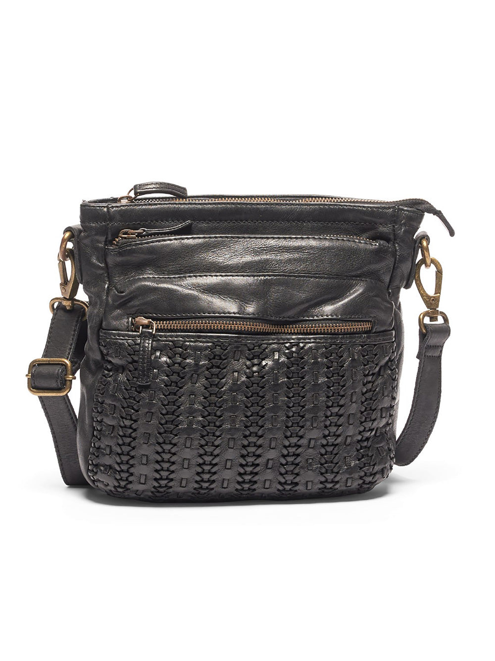 Flora Crossbody Bag - BLACK