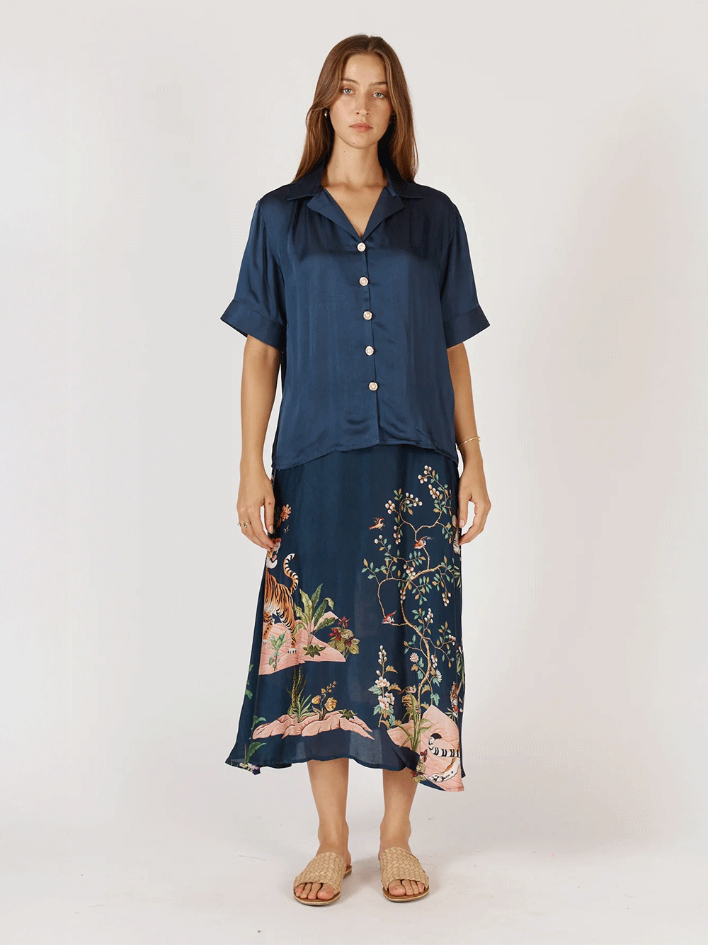 Georgia Shirt - NAVY
