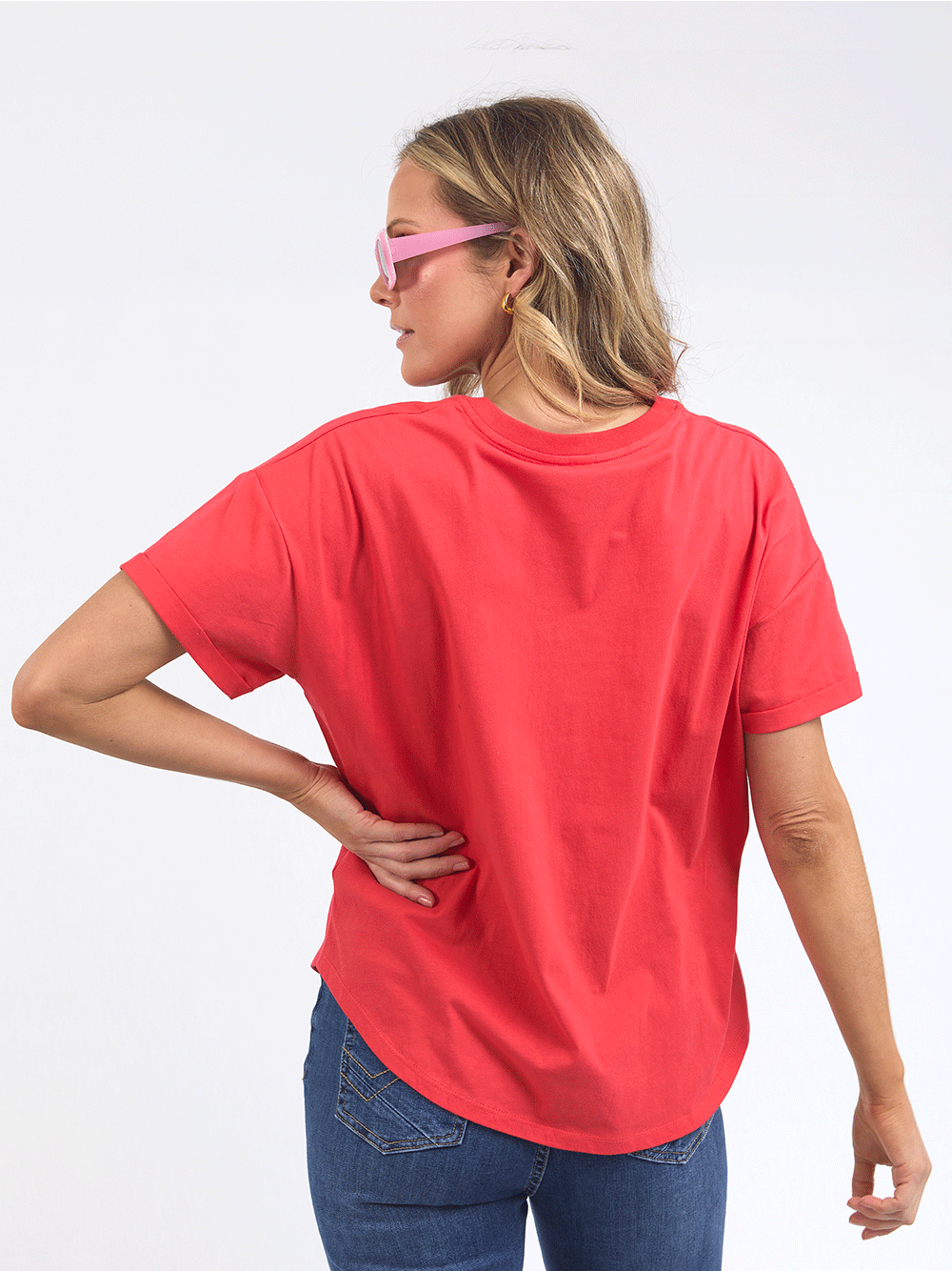 ELM LIFESTYLE Halli Tee - RED