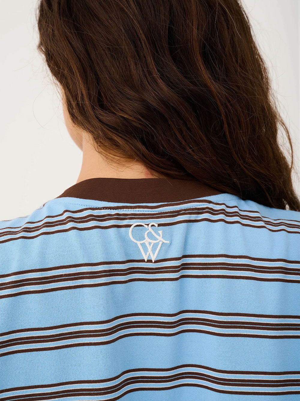 Harley Long Sleeve Top - BLUE/CHOC