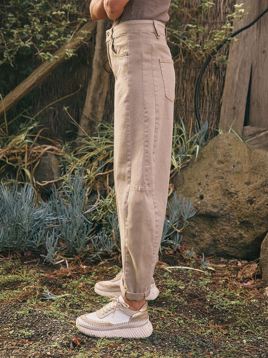 Idaho Barrel Jean - BEIGE
