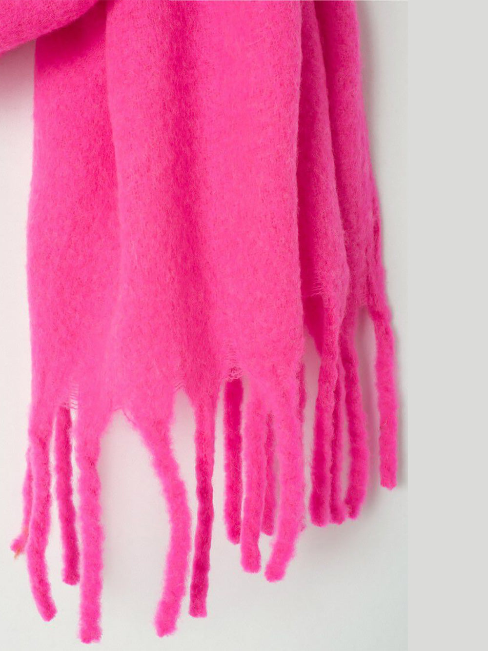 Knitted Scarf - FLURO PINK