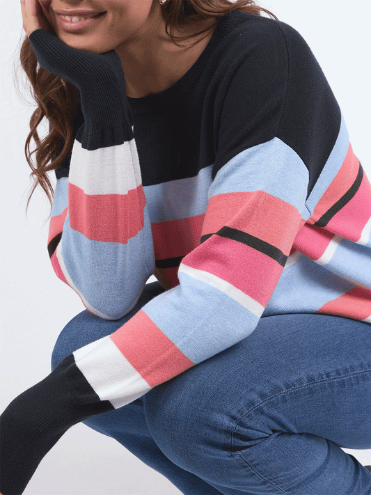 Lacey Stripe Knit