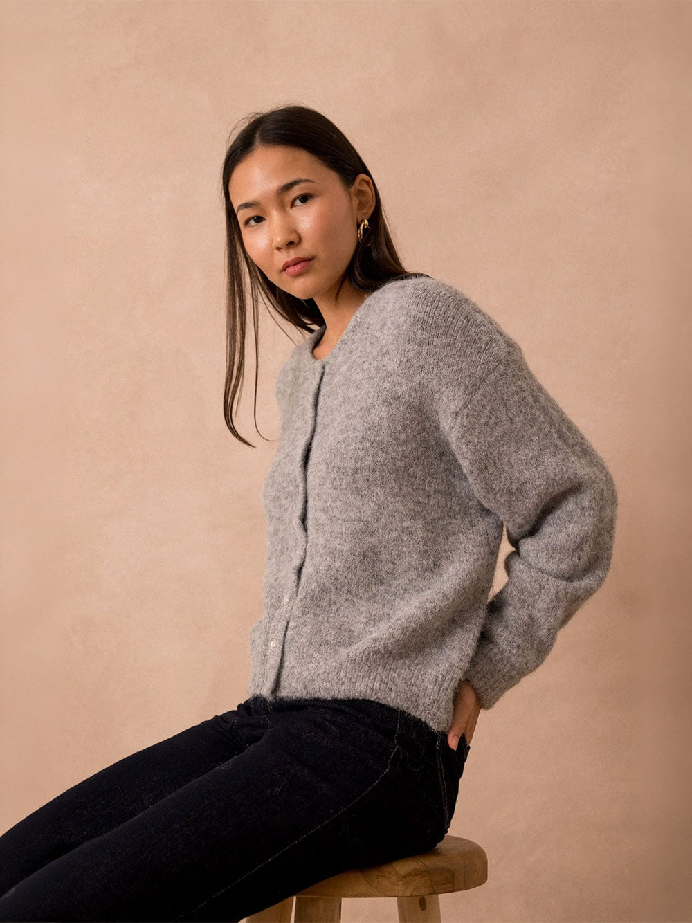 Lala Cardigan - GRIS