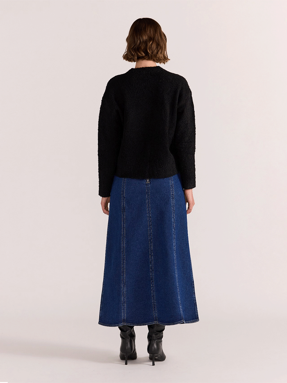 Lennox Denim Maxi Skirt