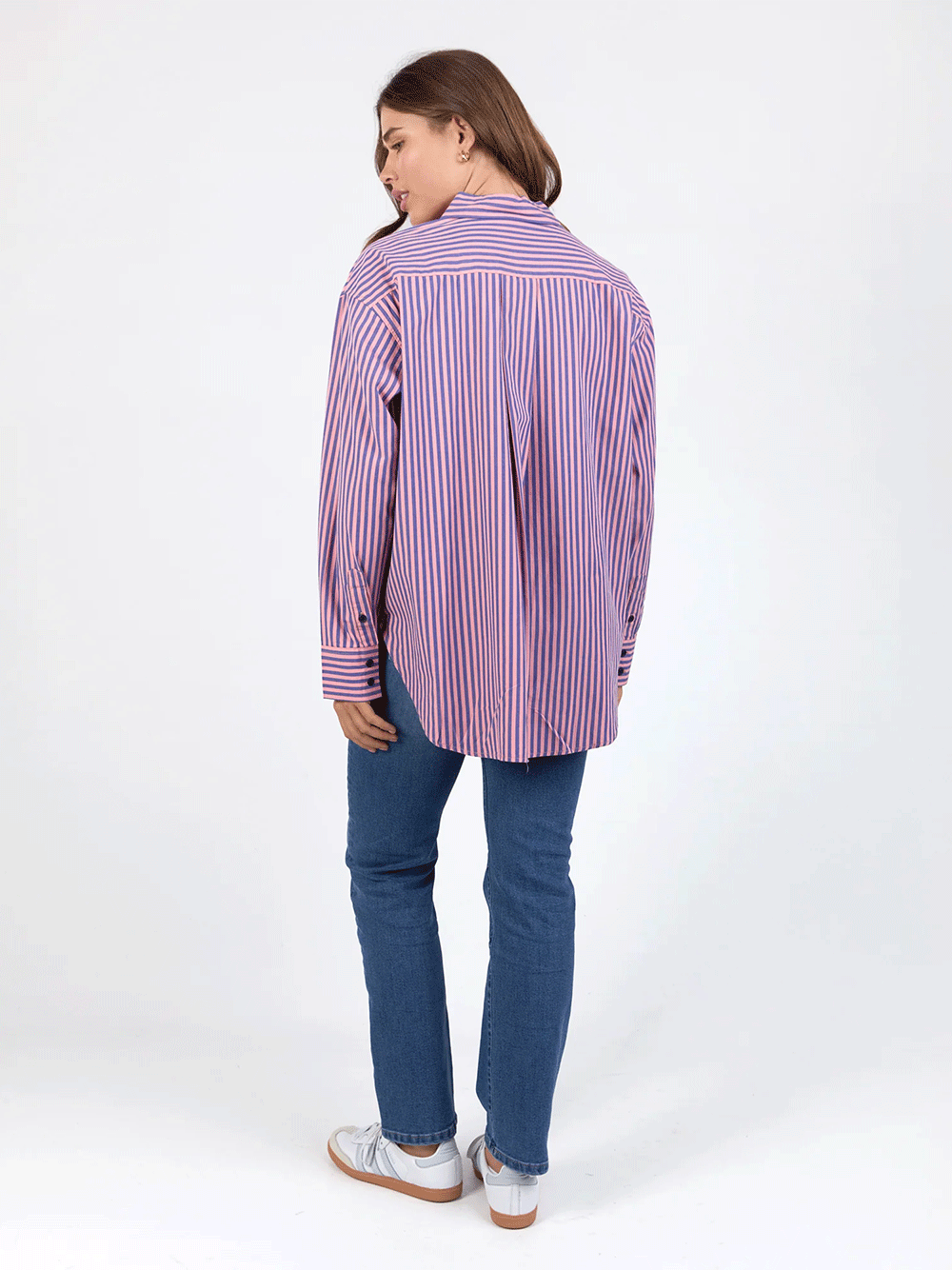 Lila Stripe Shirt