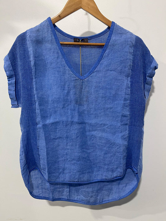 Linen Top - ROYAL BLUE