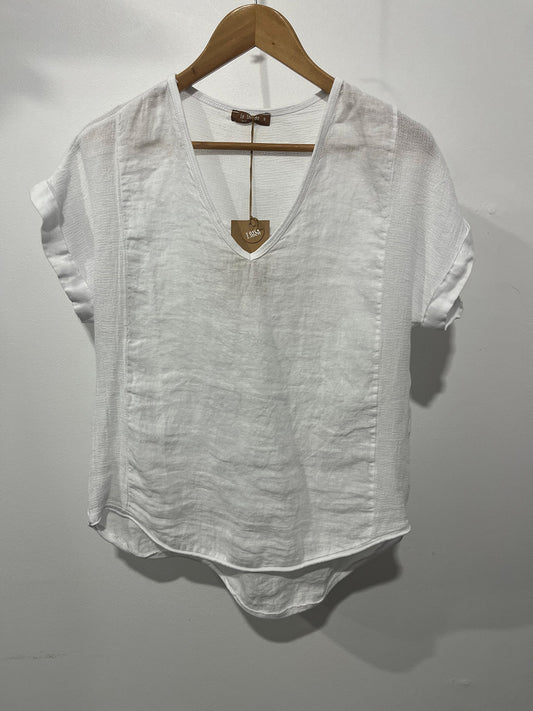 Linen Top - WHITE