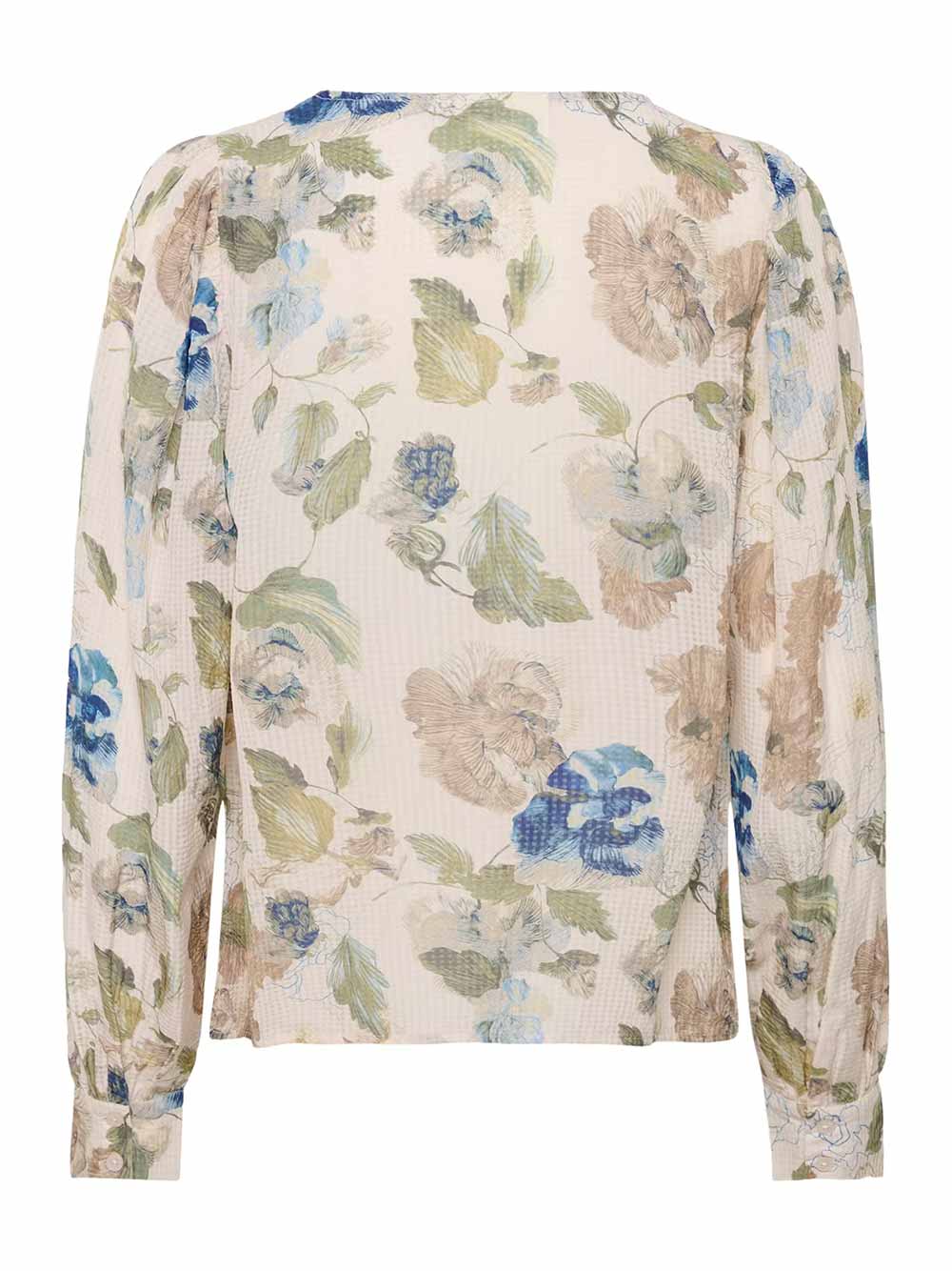 Lucia Blouse - HAILEY PRINT WITH BLUE