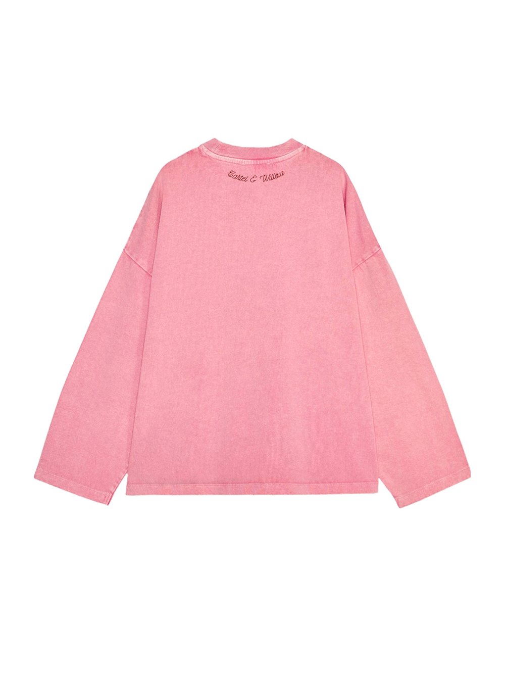 Lucky In Love Long Sleeve Tee - VINTAGE WASH PINK