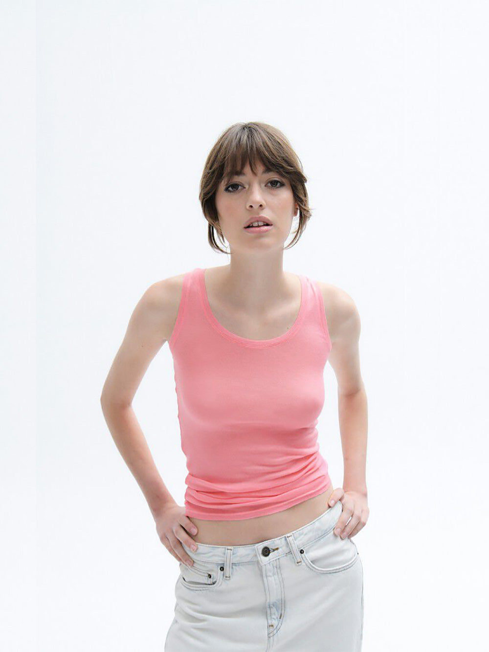 Massachusetts Tank Top - FLAMINGO