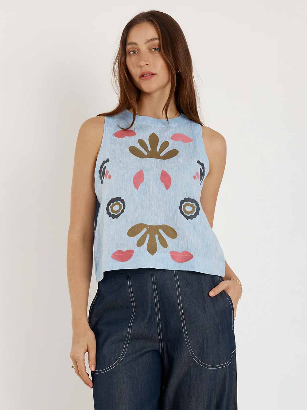 Monoki Tank - CHAMBRAY