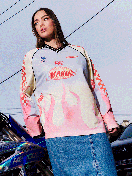 MLT Moto Long Sleeve Top