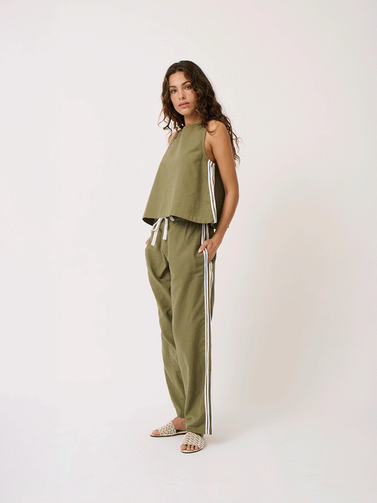 Nadine Pant - KHAKI
