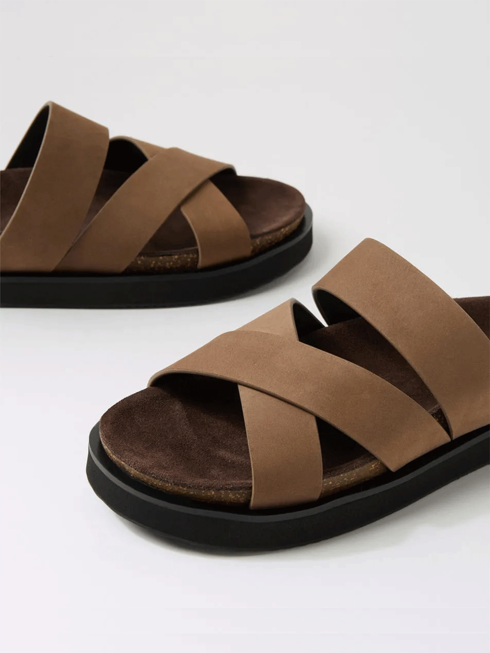 Rhodes Cross Slide - RUSTIC BROWN